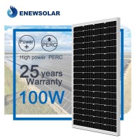 100W瓦单晶硅太阳能板太阳能电池板发电板光伏发电系统18V离网