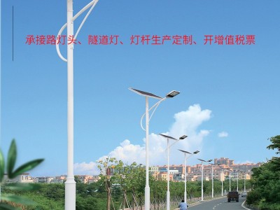 6米灯杆50W新农村建设道路灯智能光控感应户外亮化Led太阳能路灯图3