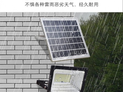 太阳能灯家用 聚宝盆款投光灯农村庭院灯户外防水高亮LED厂家现货图4