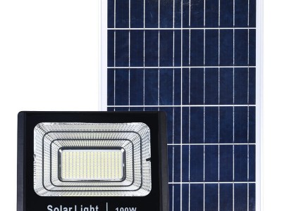 太阳能灯家用 聚宝盆款投光灯农村庭院灯户外防水高亮LED厂家现货图5