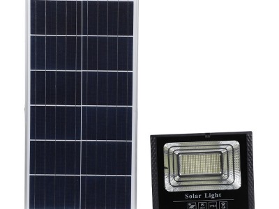 厂家现货LED太阳能一拖二户外庭院灯长续航0电费农村太阳能投光灯图4