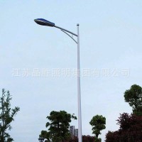 太阳能A字臂单臂路灯 新农村户外道路灯 LED广场5米6米单臂路灯