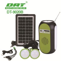 DT-9020B便携式可充电太阳能照明小系统带蓝牙MP3收音机功能照明