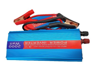 车载2000W太阳能逆变器12V转220V逆变器USB充电输出图3