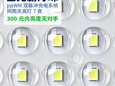 跨境新款太阳能灯户外照明庭院灯太阳能投光灯新农村路灯厂家直销图3