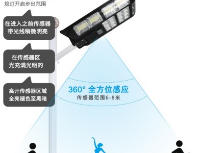 太阳能灯工程款户外庭院灯新农村超亮人体感应一体化太阳能路灯图4