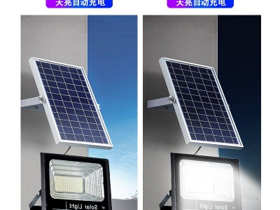 太阳能户外灯家用庭院灯室外防水超亮照明灯路灯农村分体式投光灯图3