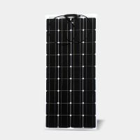 半柔性单晶100W太阳能电池板车载光伏发电露营房车户外220v供电