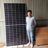 单晶420瓦太阳能电池板 光伏发电系统用太阳能电池板厂销光伏组件