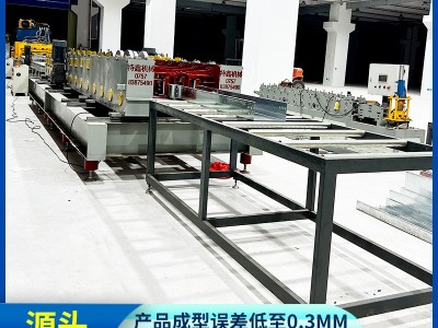 全自动电缆桥架成型设备 线槽设备线槽生产线冷弯成型机自动冲孔图2