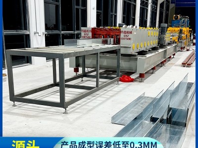 全自动电缆桥架成型设备 线槽设备线槽生产线冷弯成型机自动冲孔图4