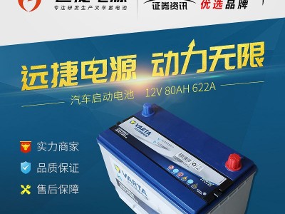 80AH12V广东厂家直销批发瓦尔塔95D31R大电流放电汽车起动蓄电池图2
