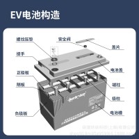 全新赛耐克Cellnike胶体蓄电池 6-EV-80电瓶12v 80安时免维护正品