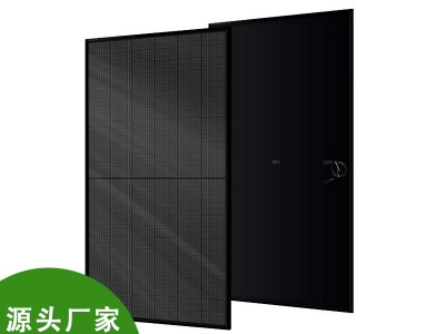 批发太阳能板全黑半片组件电池光伏组件家用屋顶发电图4