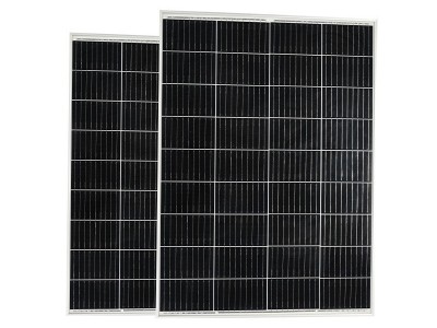 单晶硅太阳能电池板监控供电设备铝合金边框120W灯具照明光伏板图5