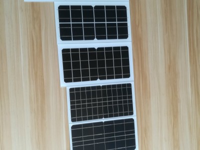 厂家供应太阳能板玻璃层压单晶太阳能电池板 光伏板6V6W太阳能板图5