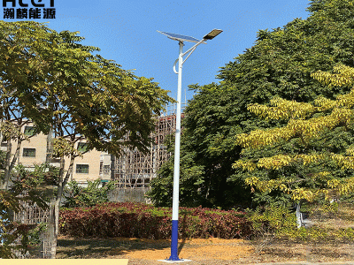 太阳能路灯配地笼高亮LED灯头户外6米一体高杆灯新农村公路照明灯图1