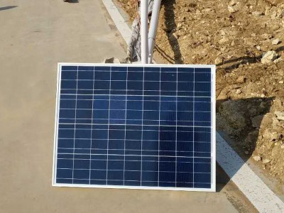 太阳能路灯配地笼高亮LED灯头户外6米一体高杆灯新农村公路照明灯图4
