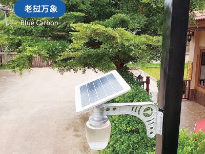 蓝晶易碳太阳能庭院灯花园别墅公园灯金苹果灯感应灯一体化LED灯图4