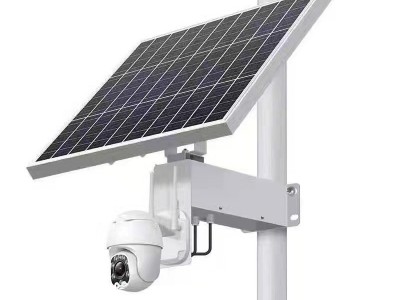 户外一体式太阳能监控4G无线高清摄像头野外果园太阳能供电系统图1