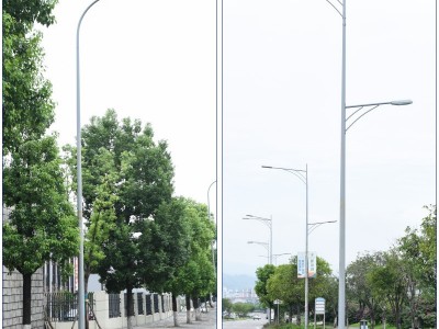 LED路灯杆户外照明市电道路工程单双臂太阳能批发防水热 镀锌厂家图3