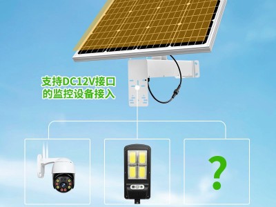 太阳能监控供电系统户外防水光伏发电太阳能组件图2