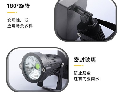 10w太阳能照树灯七彩渐变射树灯遥控户外防水花园太阳能插地灯图4