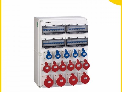 PowerSyntax 600mm*400mm*220mm IP65灰色门防水电气盒配电箱图5